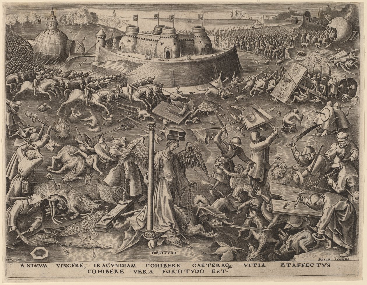 Fortitude by Philip Galle after Pieter Bruegel the Elder