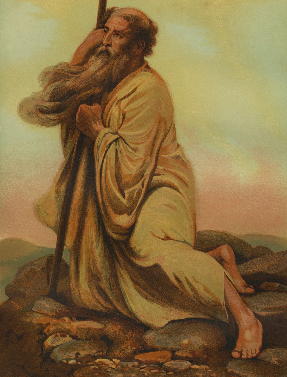 Moses Viewing the Promised Land by Philip Richard Morris