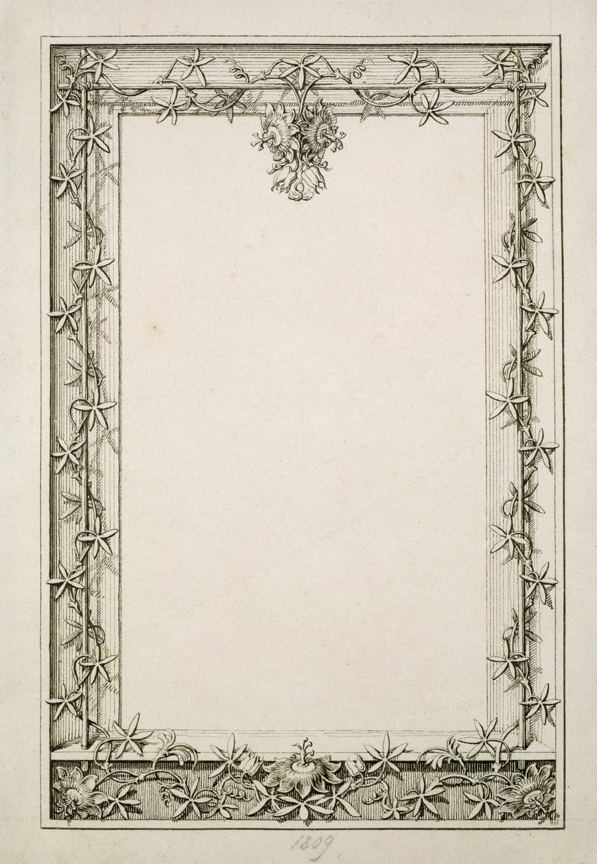 Decorative Border by Philipp Otto Runge