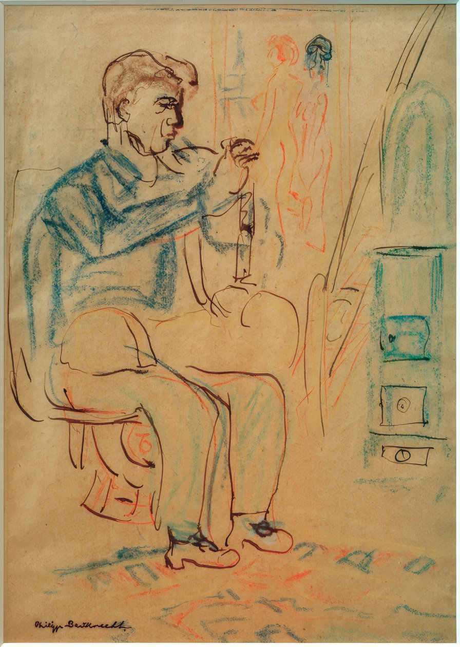 Sculptor Scherer in Kirchner