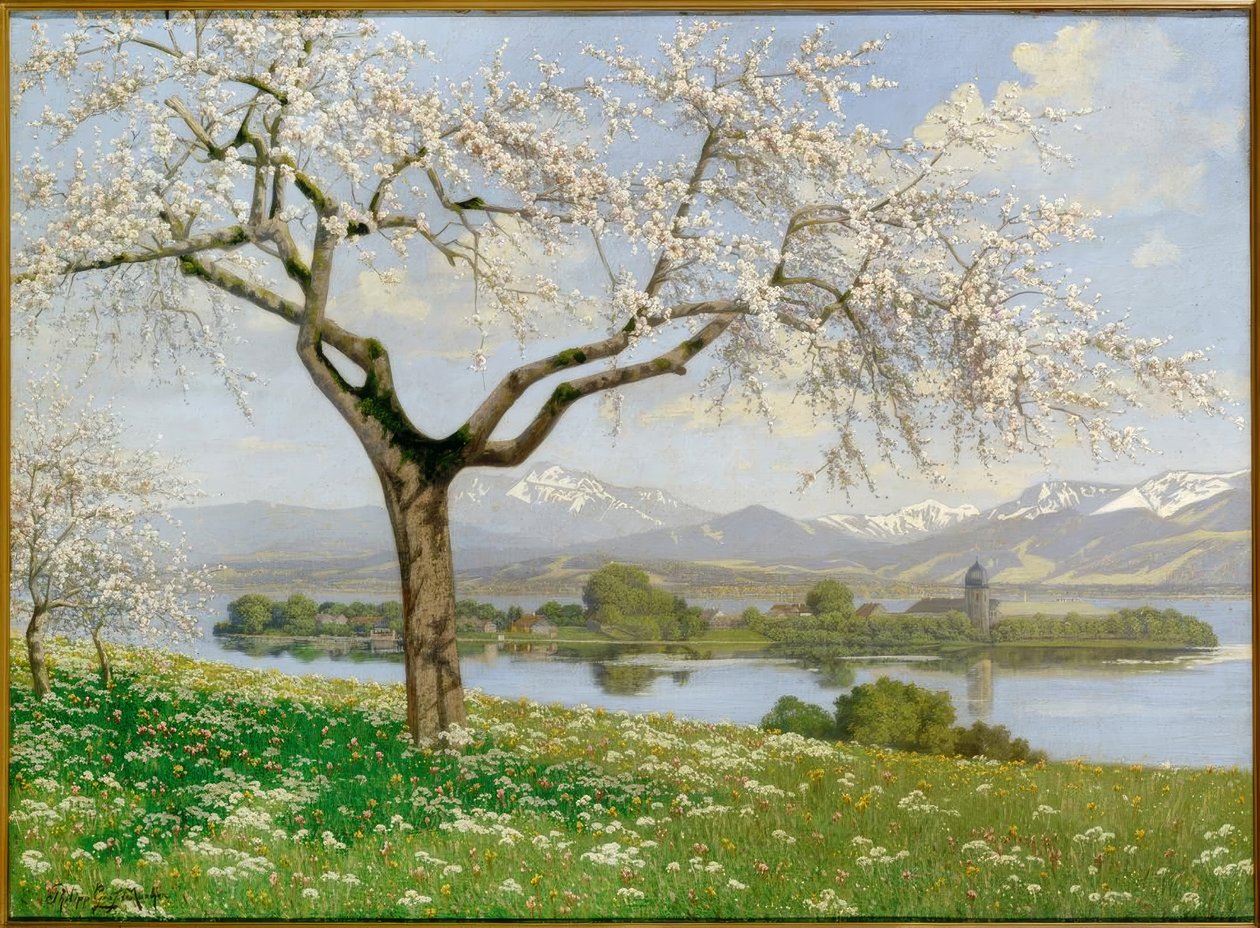 Bavarian Spring Landscape by Philipp Graf