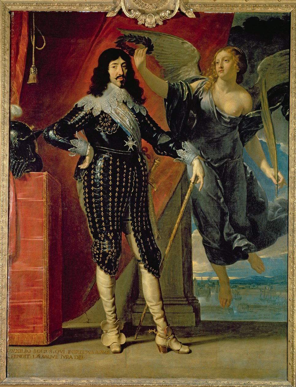 Louis XIII Crowned by Victory by Philippe de Champaigne