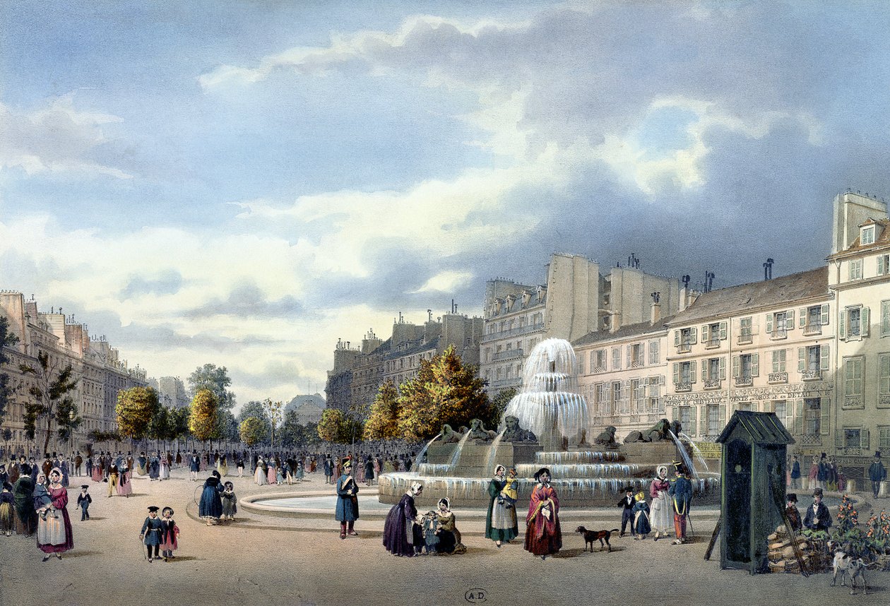 The Fountain of the Boulevard St. Martin, from 