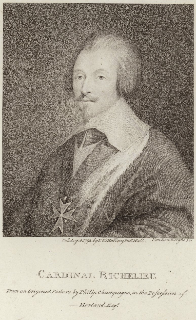 Portrait of Cardinal Richelieu by Philippe de Champaigne