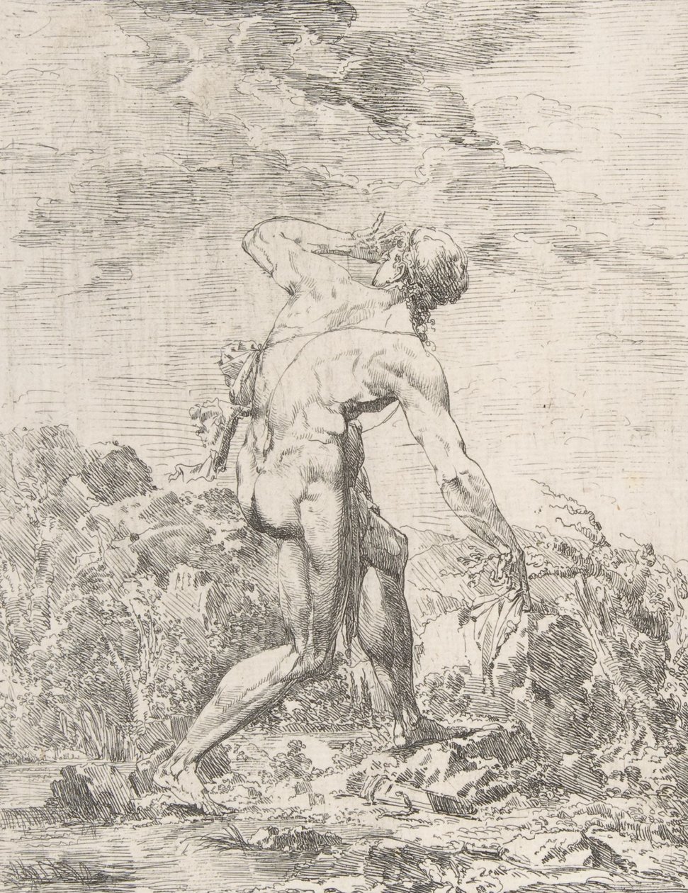 Milo of Croton by Philippe Auguste Hennequin