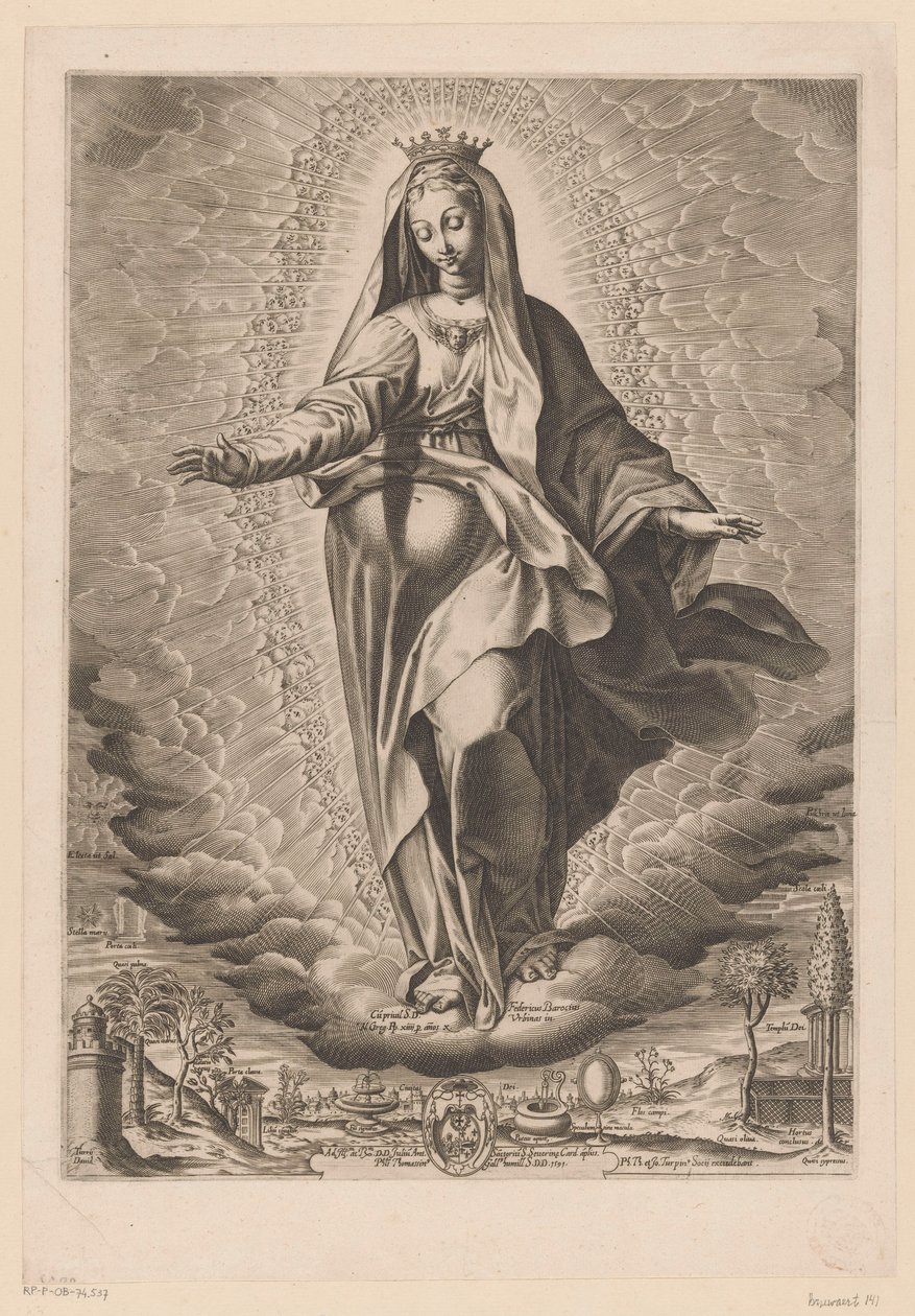 Immaculate Conception of Mary by Philippe Thomassin