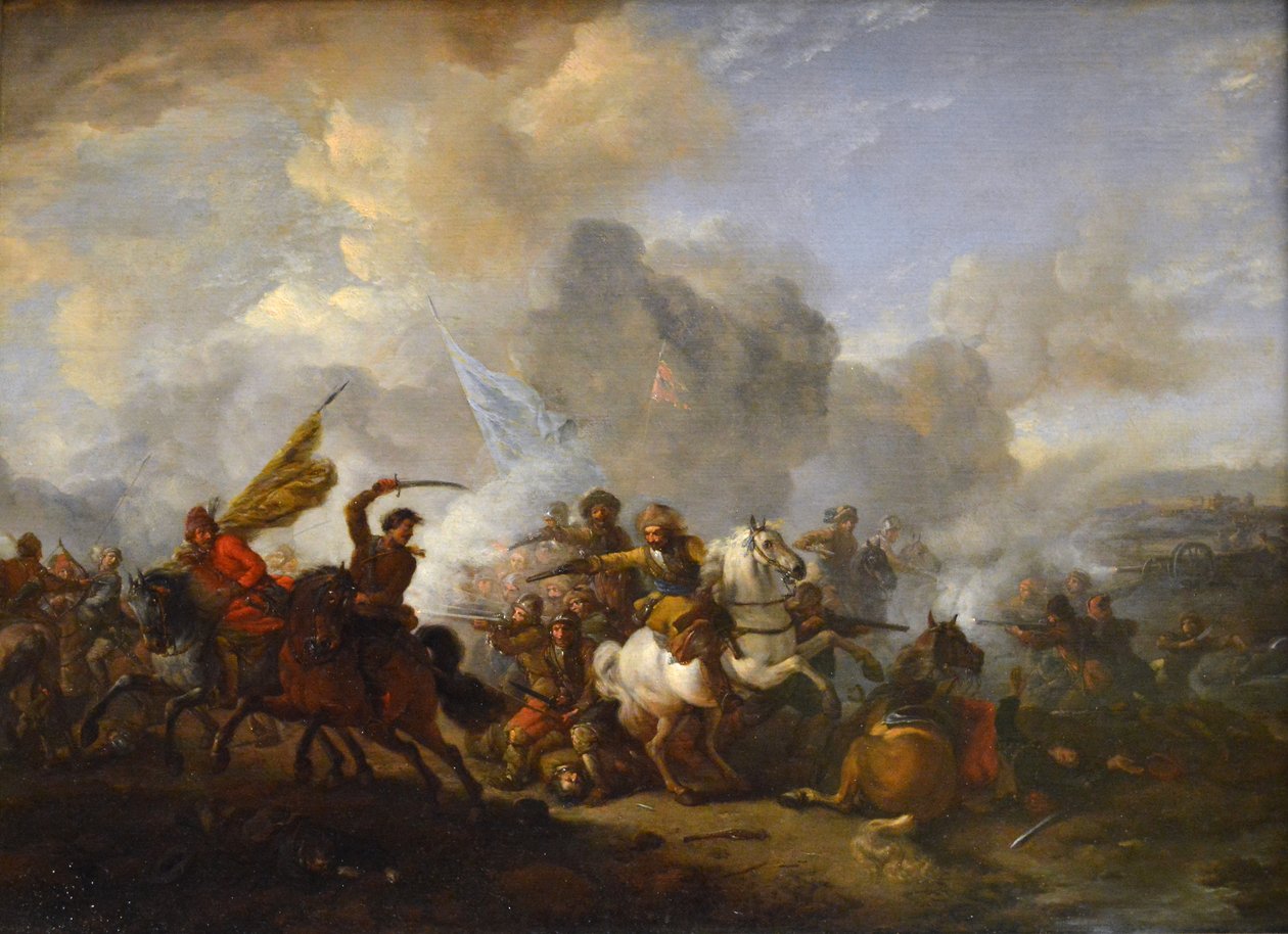 Skirmish of Horsemen between Orientals and Imperials by Philips Wouwerman