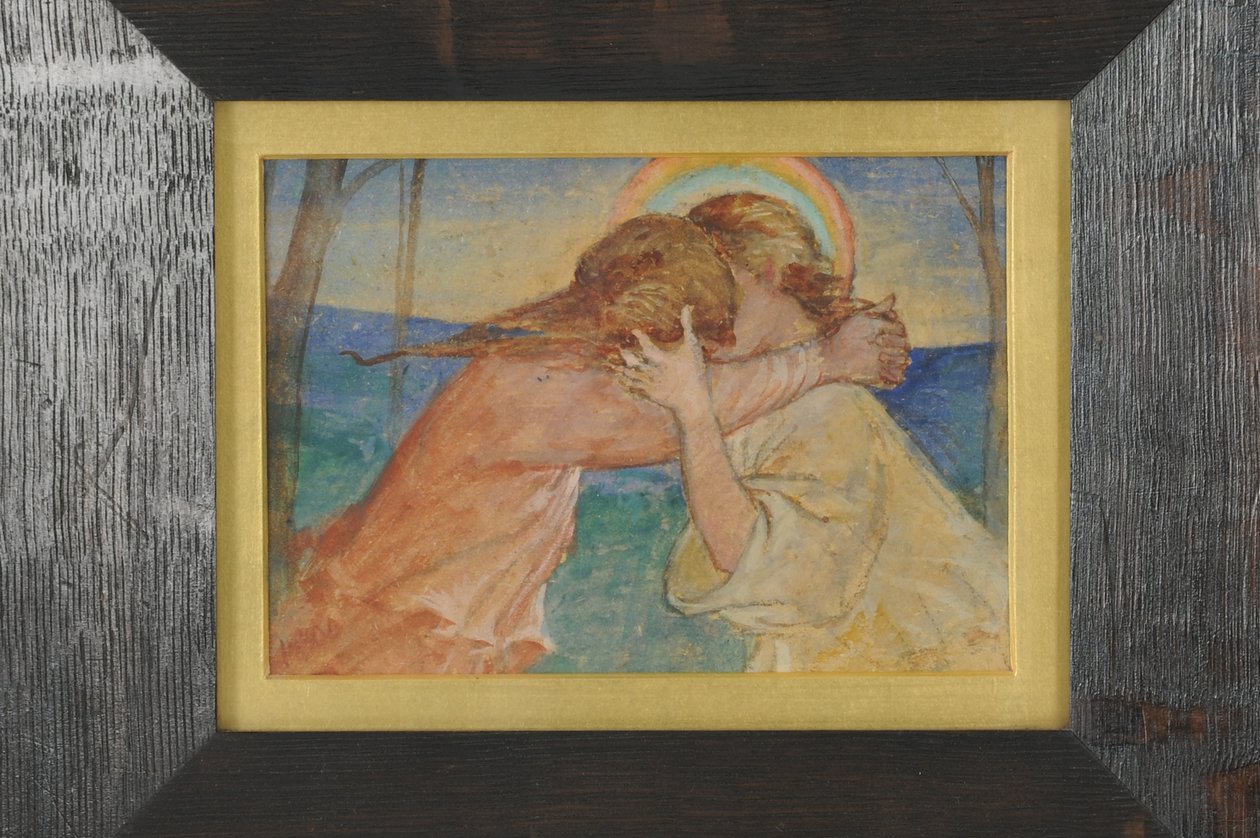 Meeting in Paradise by Phoebe Anna Traquair