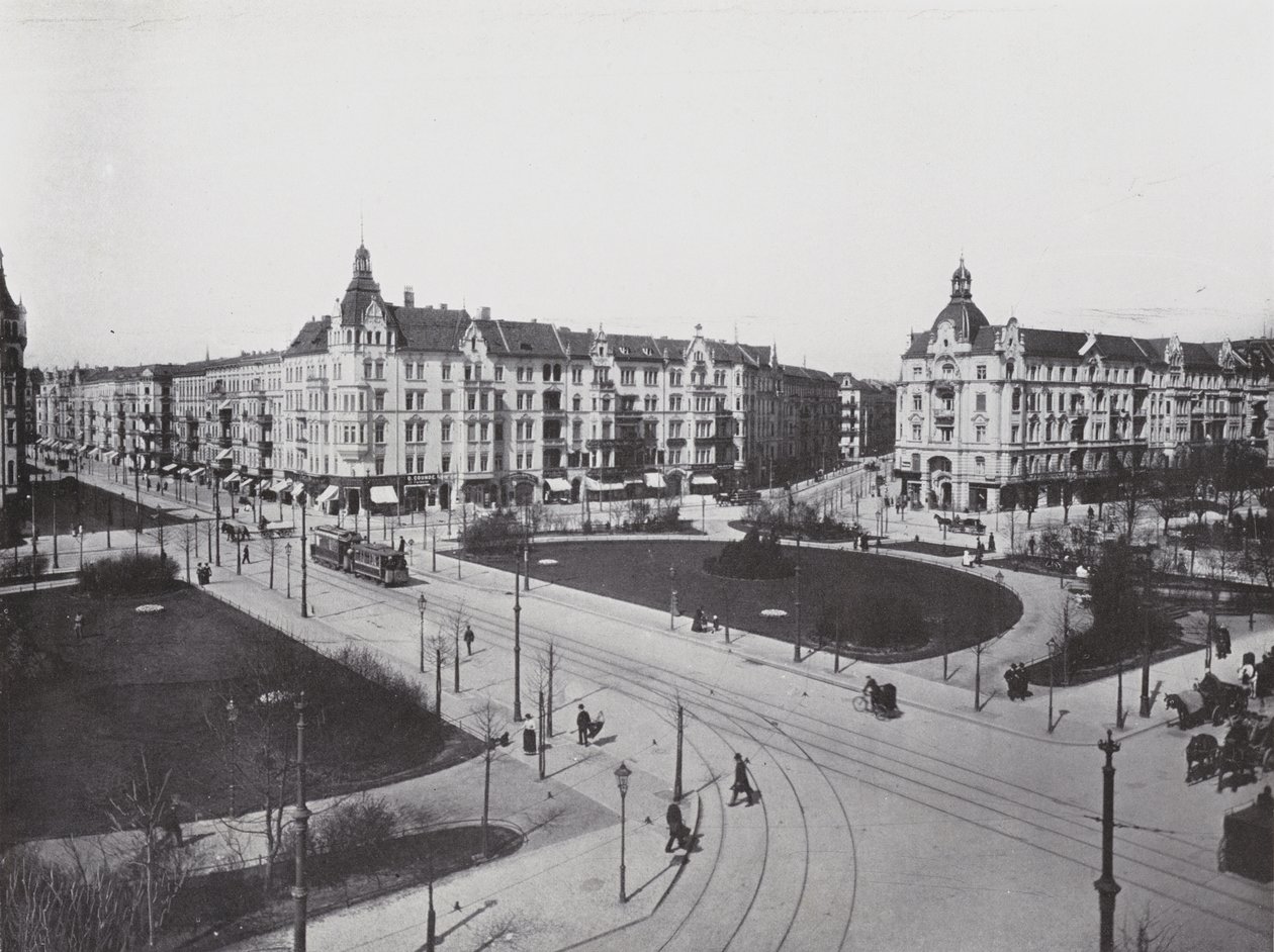 Charlottenburg, Savigny Square by Photographer German