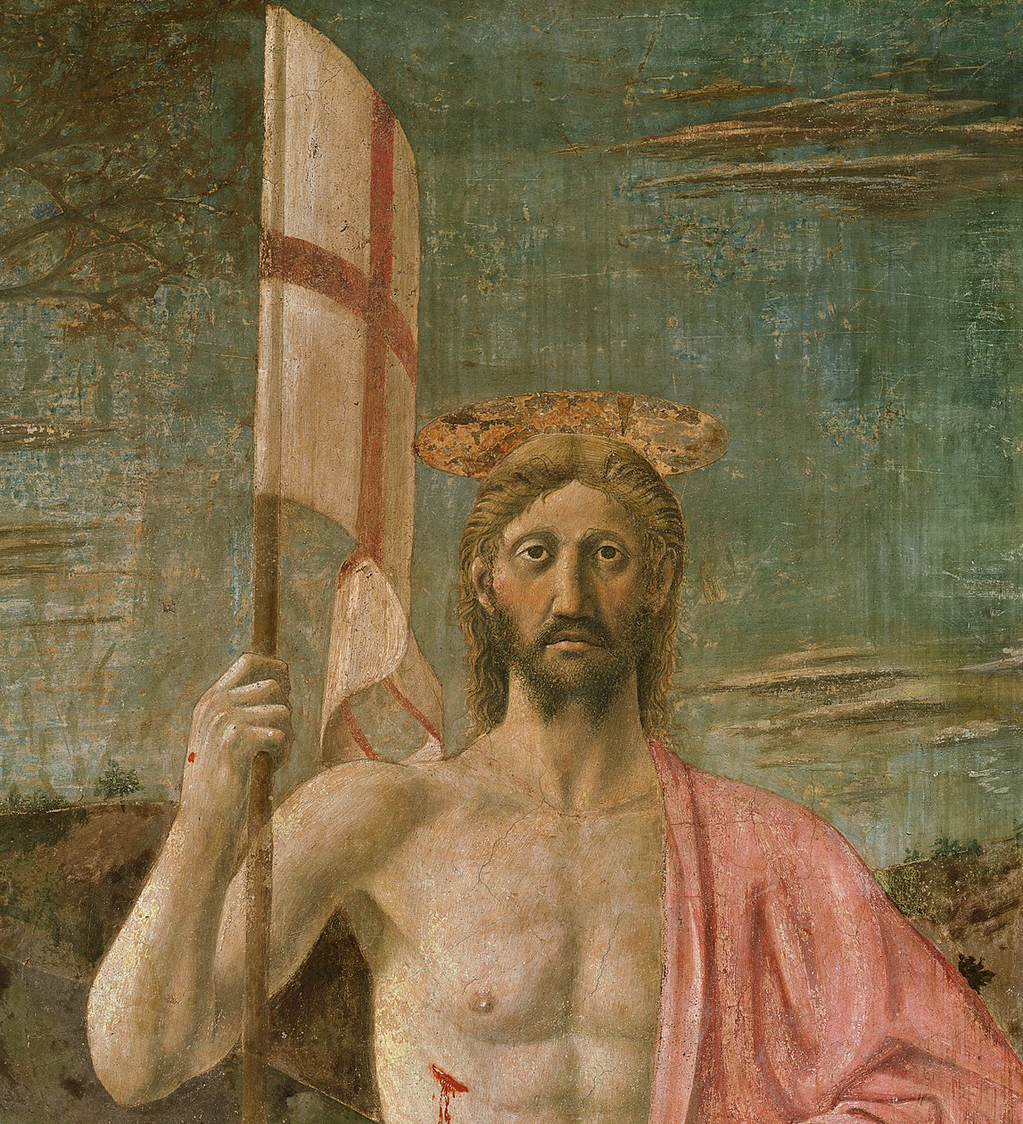 The Resurrection, (Detail) Christ by Piero della Francesca