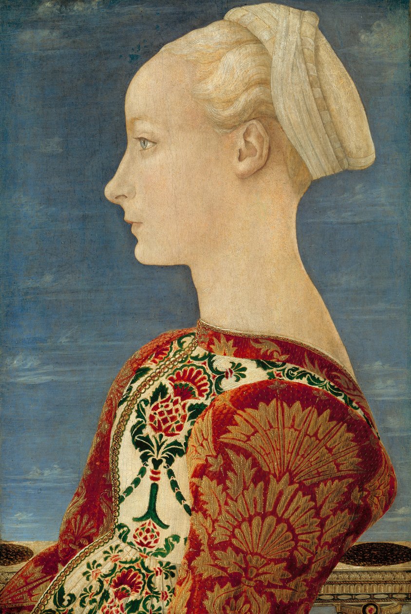 Profile Portrait of a Young Woman by Piero del Pollaiolo