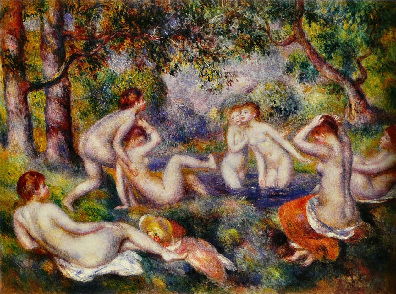 Bathers in the Forest by Pierre Auguste Renoir