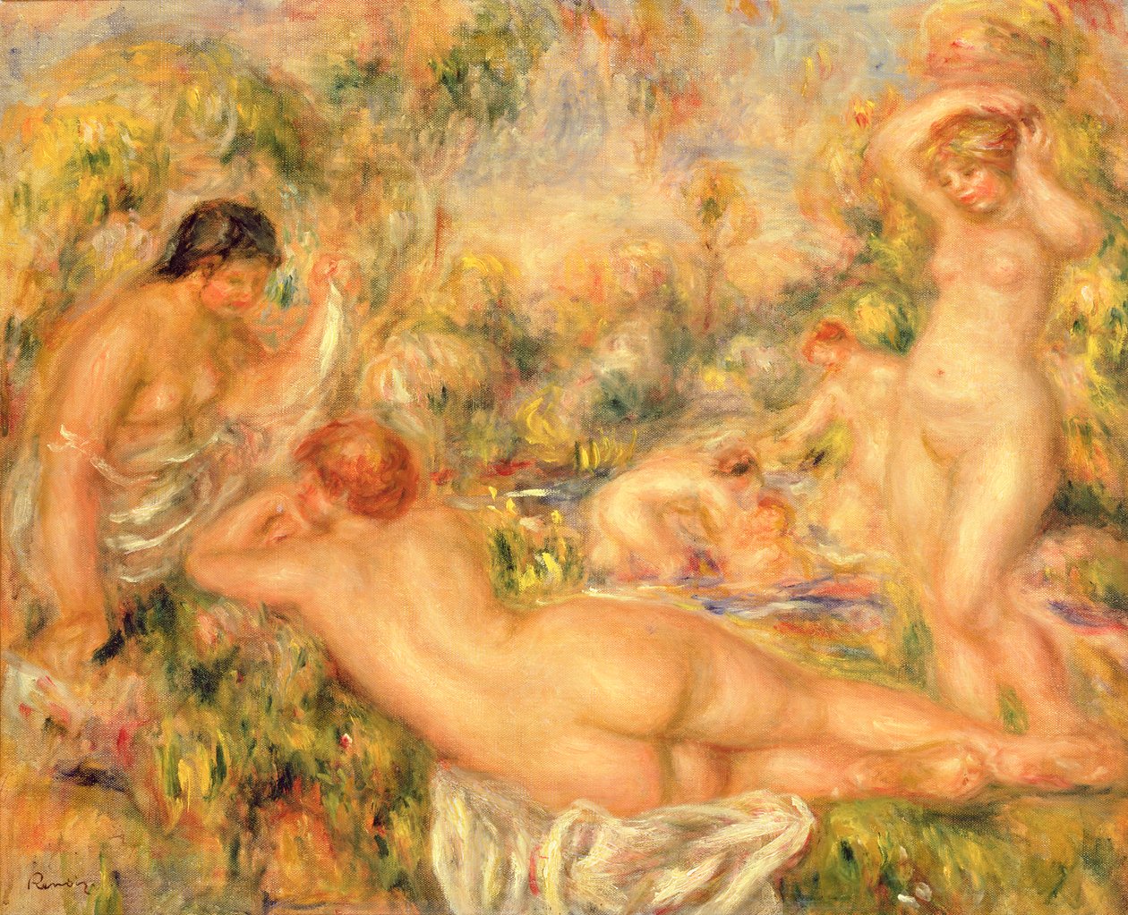 Group of Bathers, 1918 by Pierre Auguste Renoir