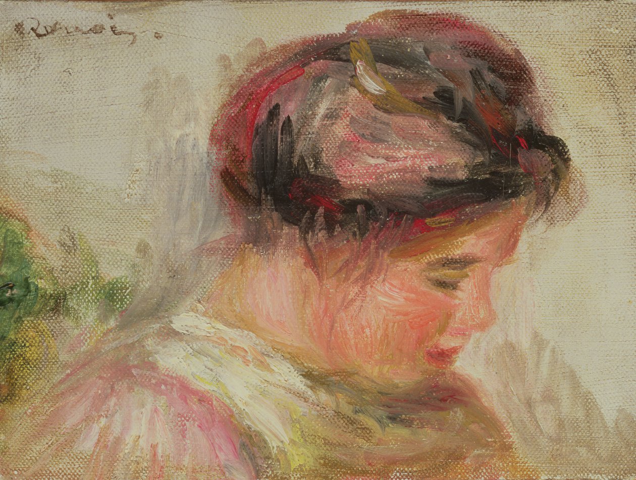 Head of Gabrielle by Pierre Auguste Renoir