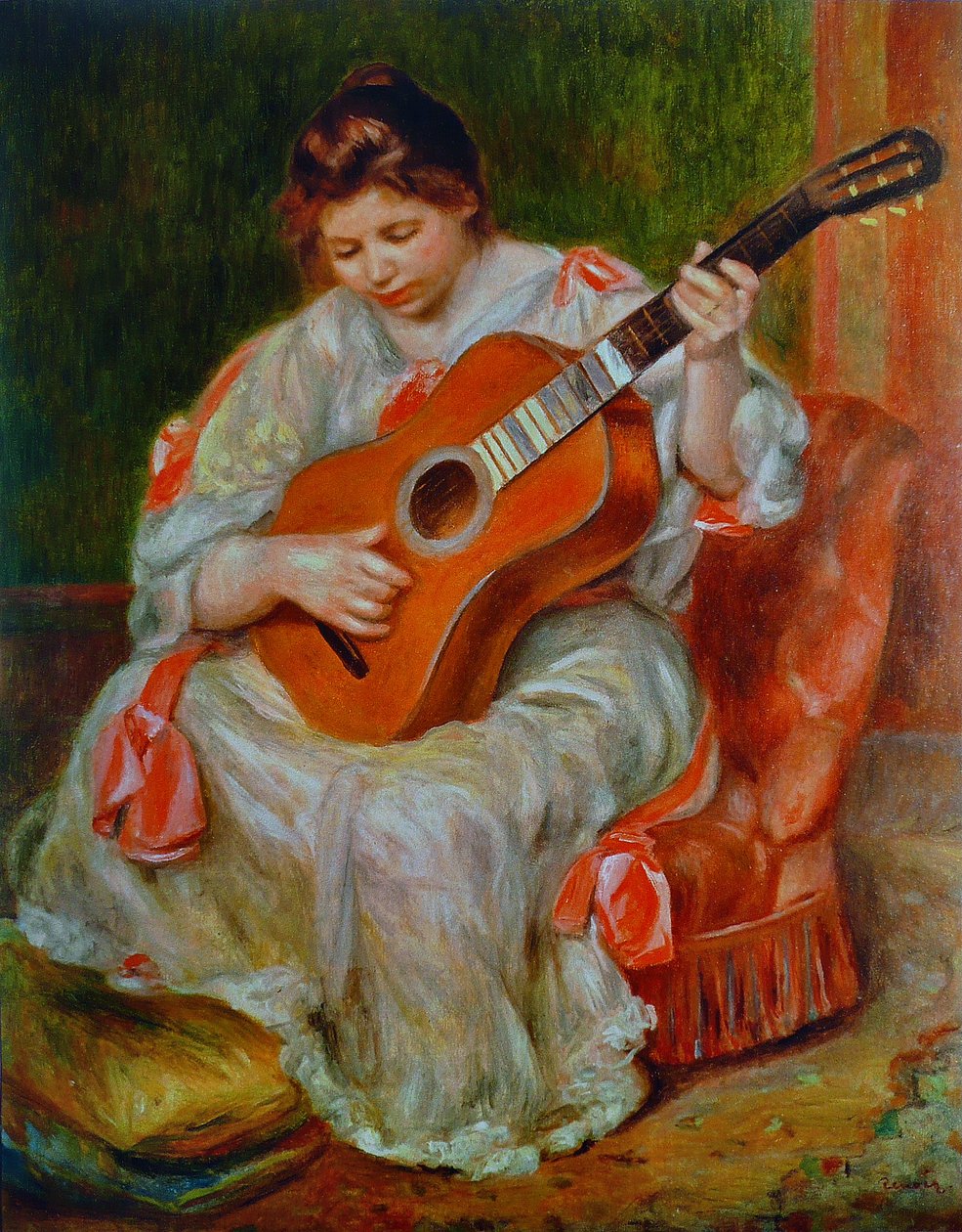 Guitar Player by Pierre Auguste Renoir