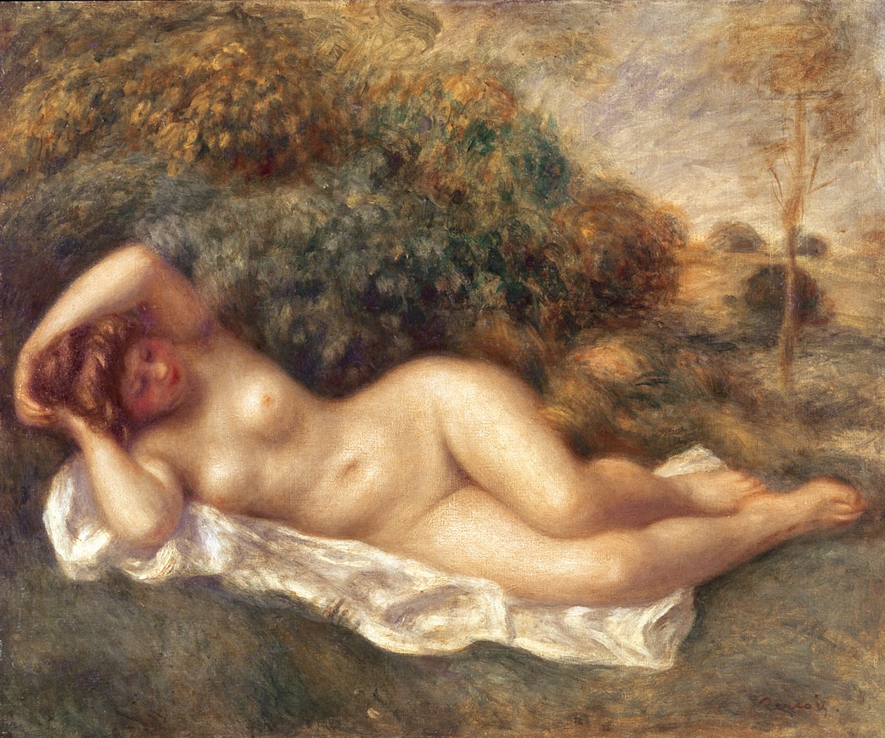 Nude by Pierre Auguste Renoir