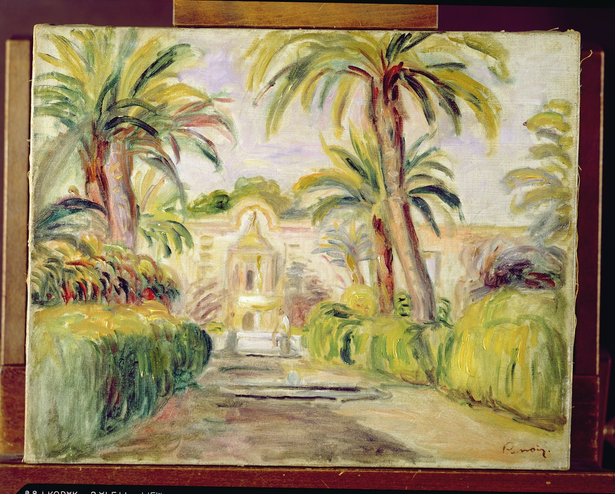 The Palm Trees by Pierre Auguste Renoir