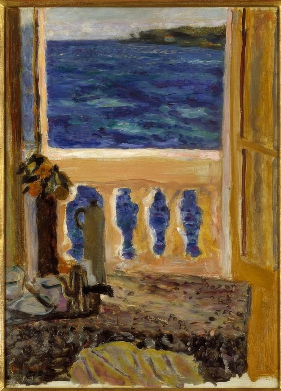 Open Window to the Sea by Pierre Bonnard