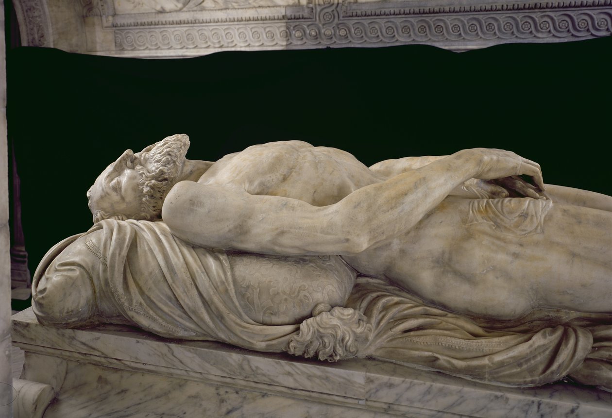 Effigy of Francois I from the Tomb of Francois I and Claude de France by Pierre Bontemps