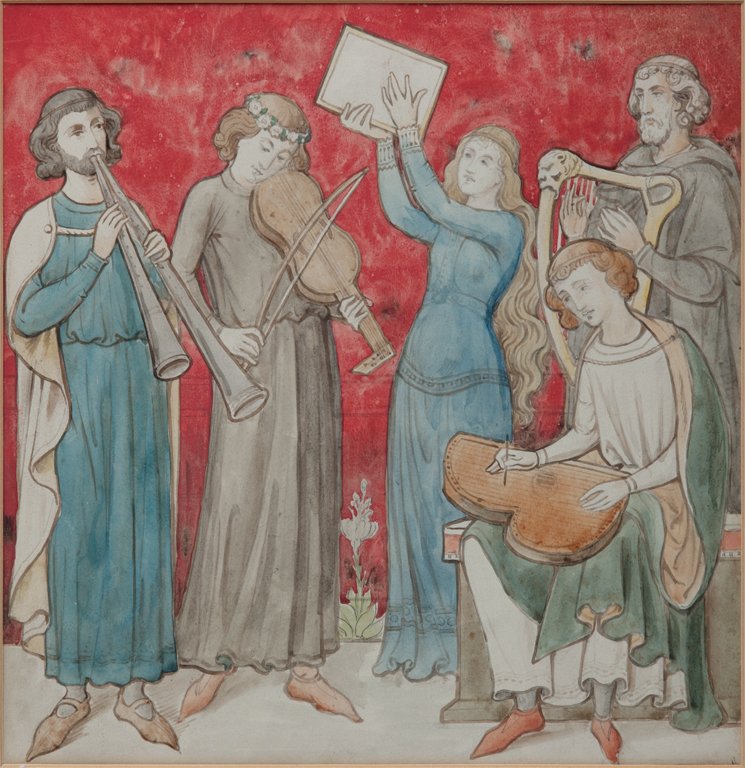 Design for an Allegory on Music by Pierre Cuypers