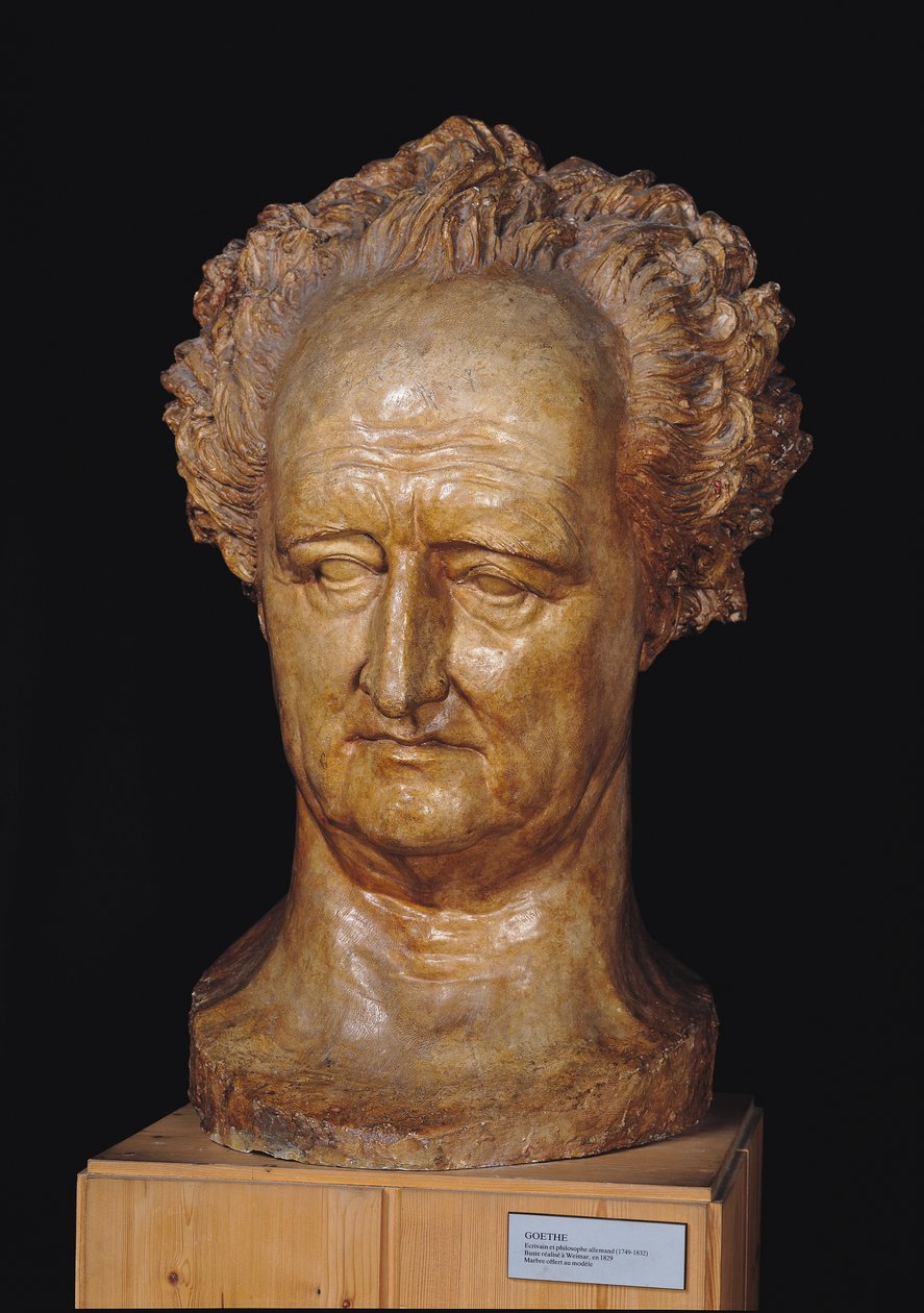 Bust of Johann Wolfgang von Goethe by Pierre Jean David d