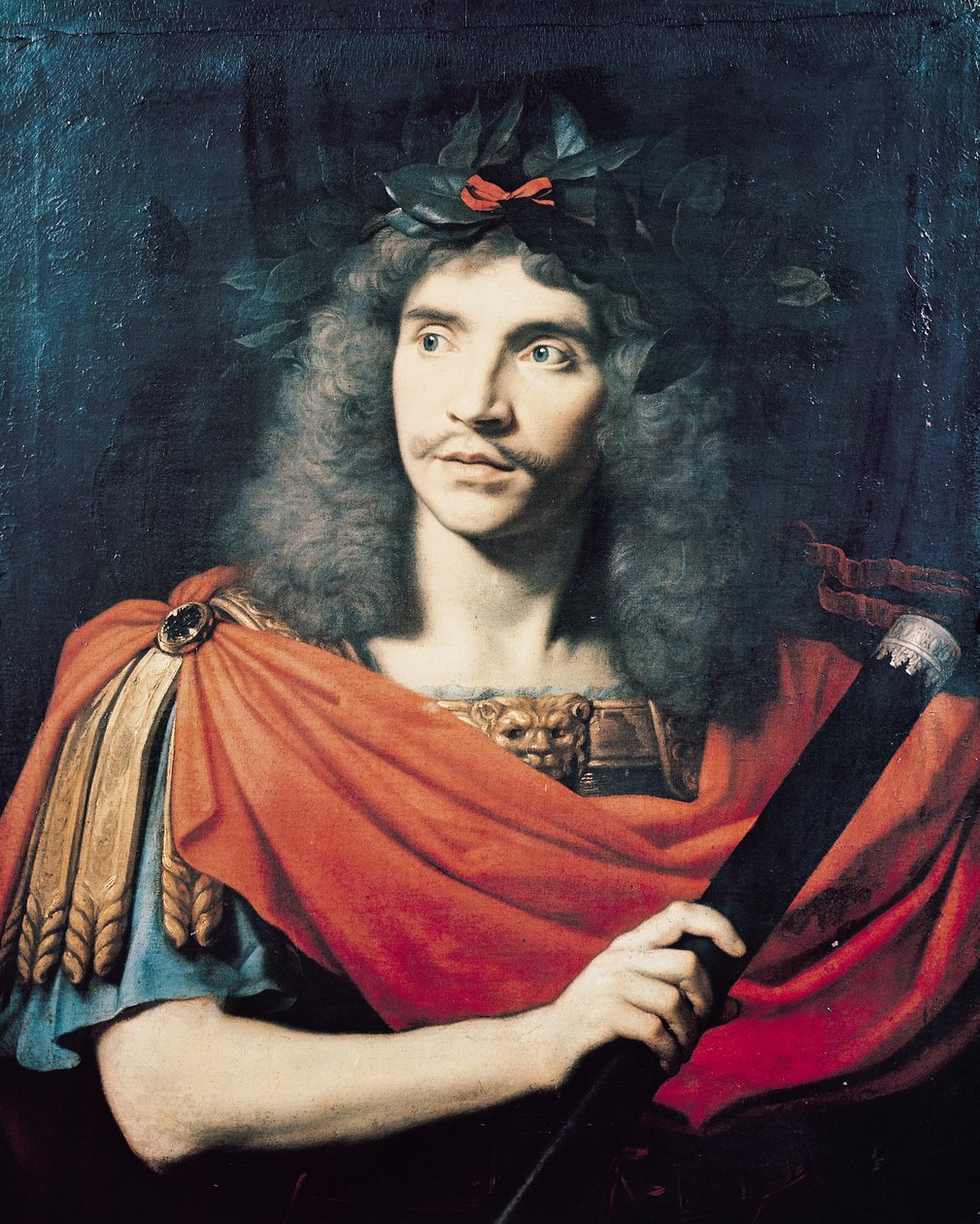 Moliere in the Role of Caesar in the Death of Pompey by Pierre Mignard