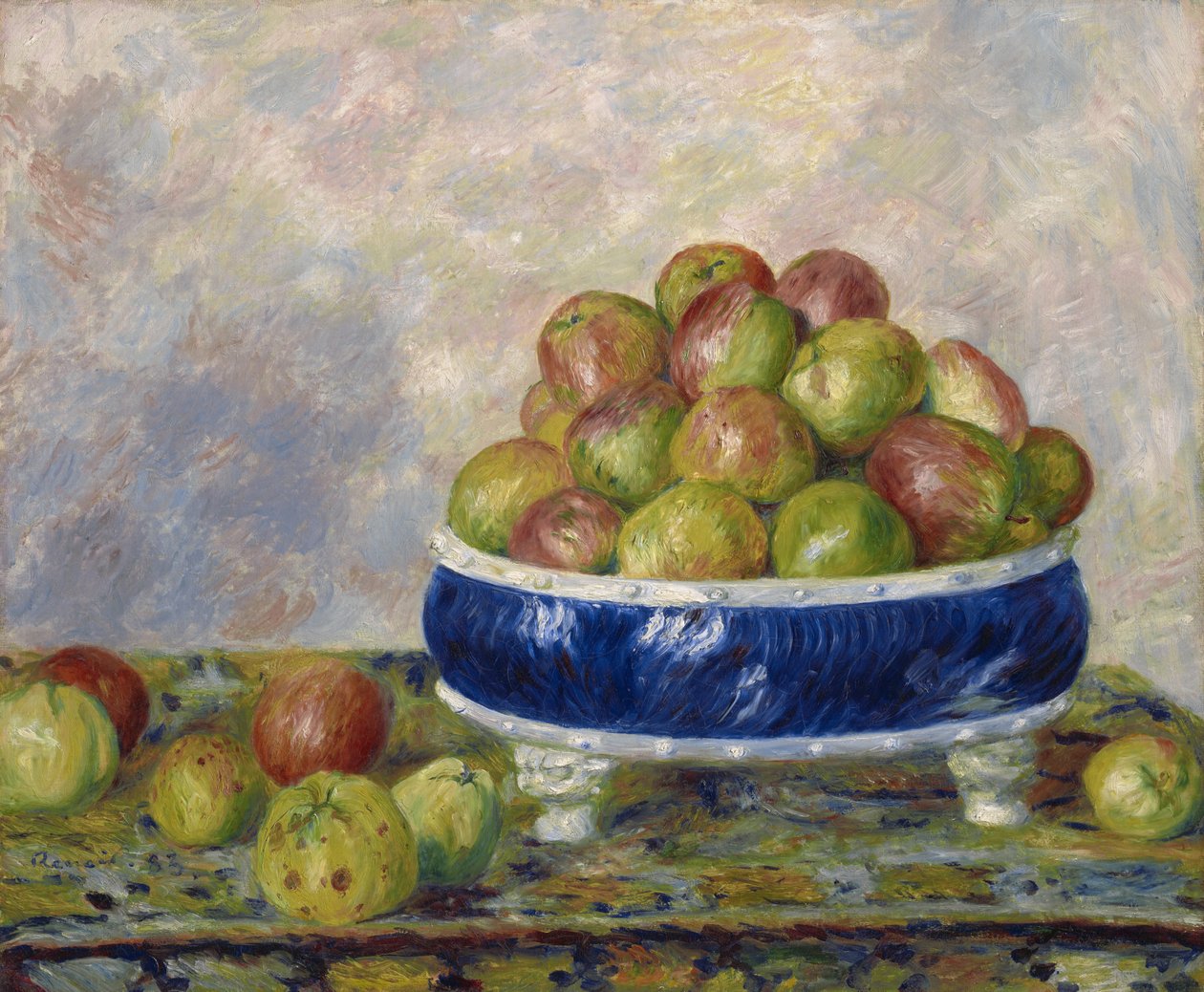 Apples in a Dish by Pierre Auguste Renoir