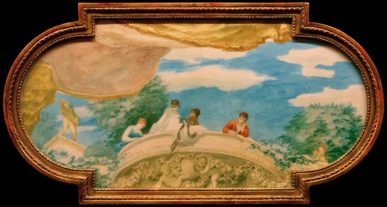 Design for a Ceiling Painting by Pierre Auguste Renoir