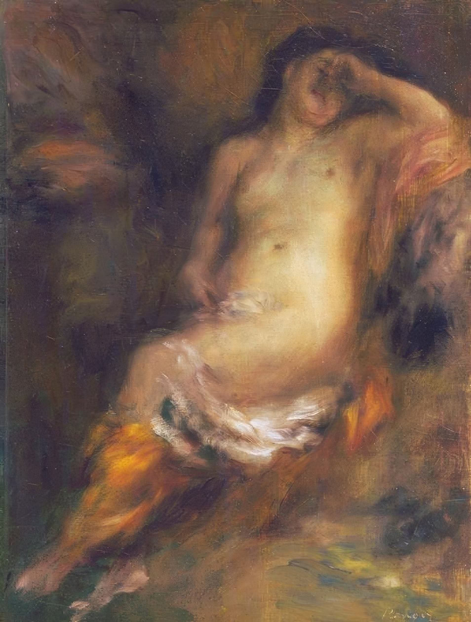 Bather Asleep by Pierre Auguste Renoir