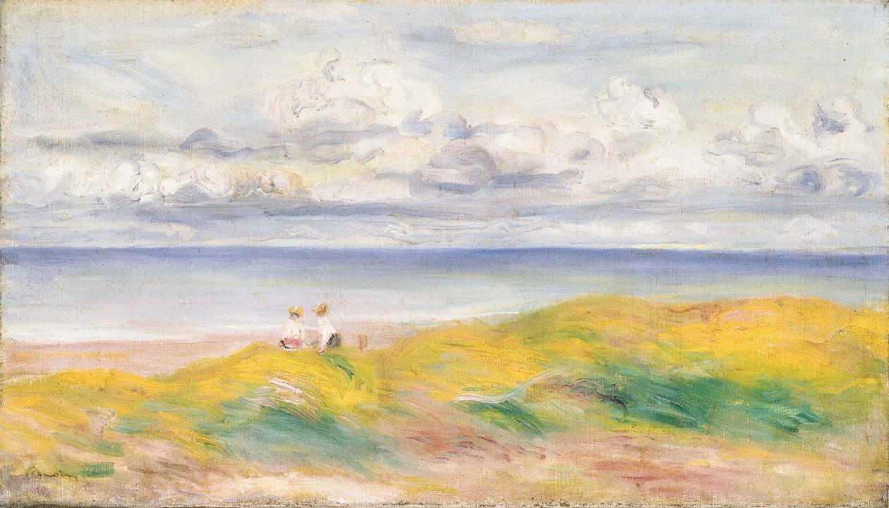 On the Cliffs by Pierre Auguste Renoir