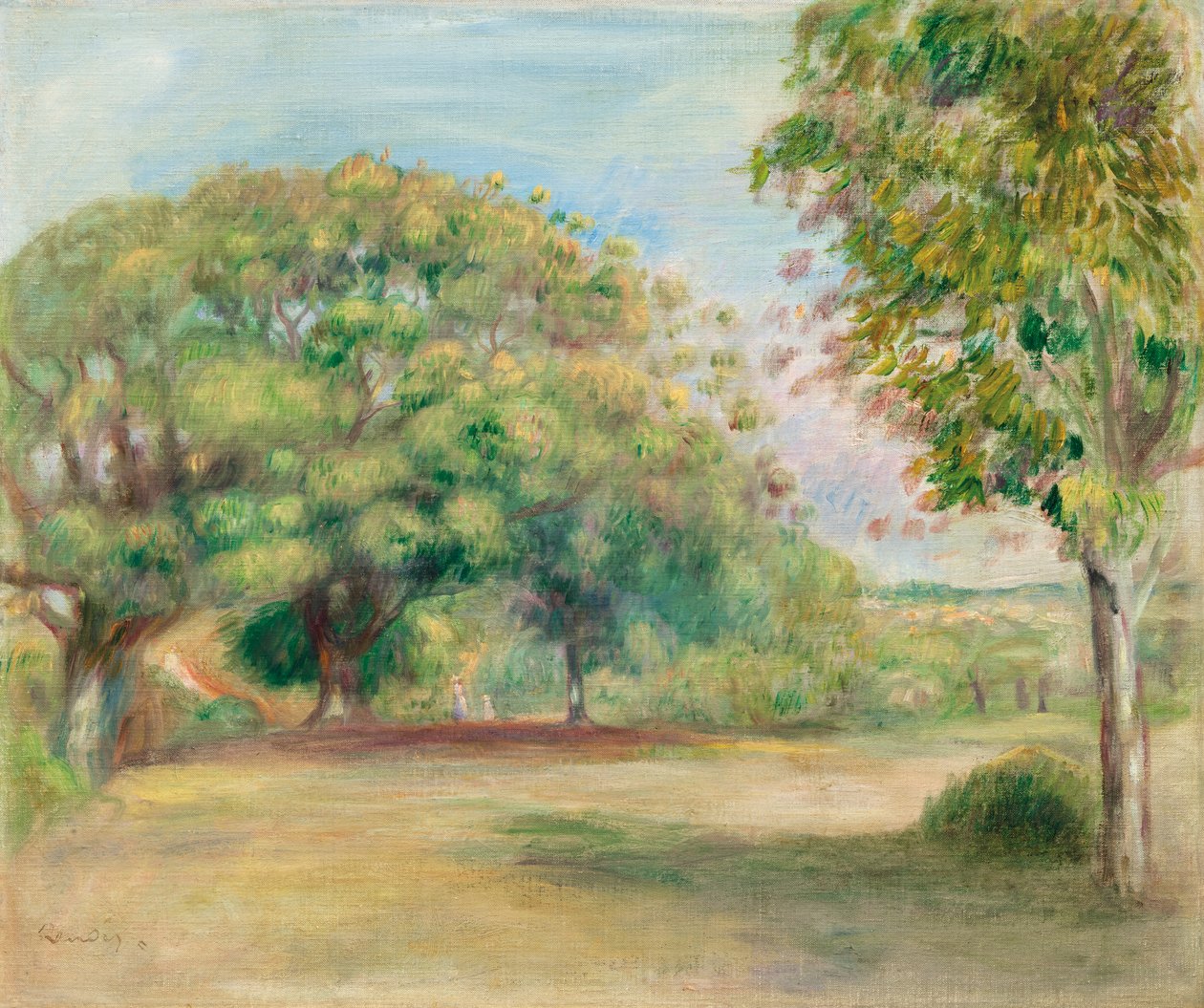 Landscape (c. 1892) by Pierre Auguste Renoir