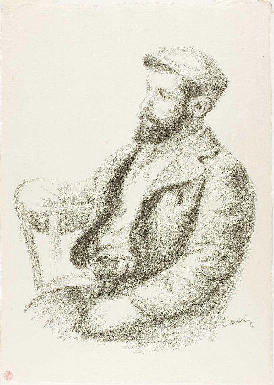 Portrait of Louis Valtat by Pierre Auguste Renoir