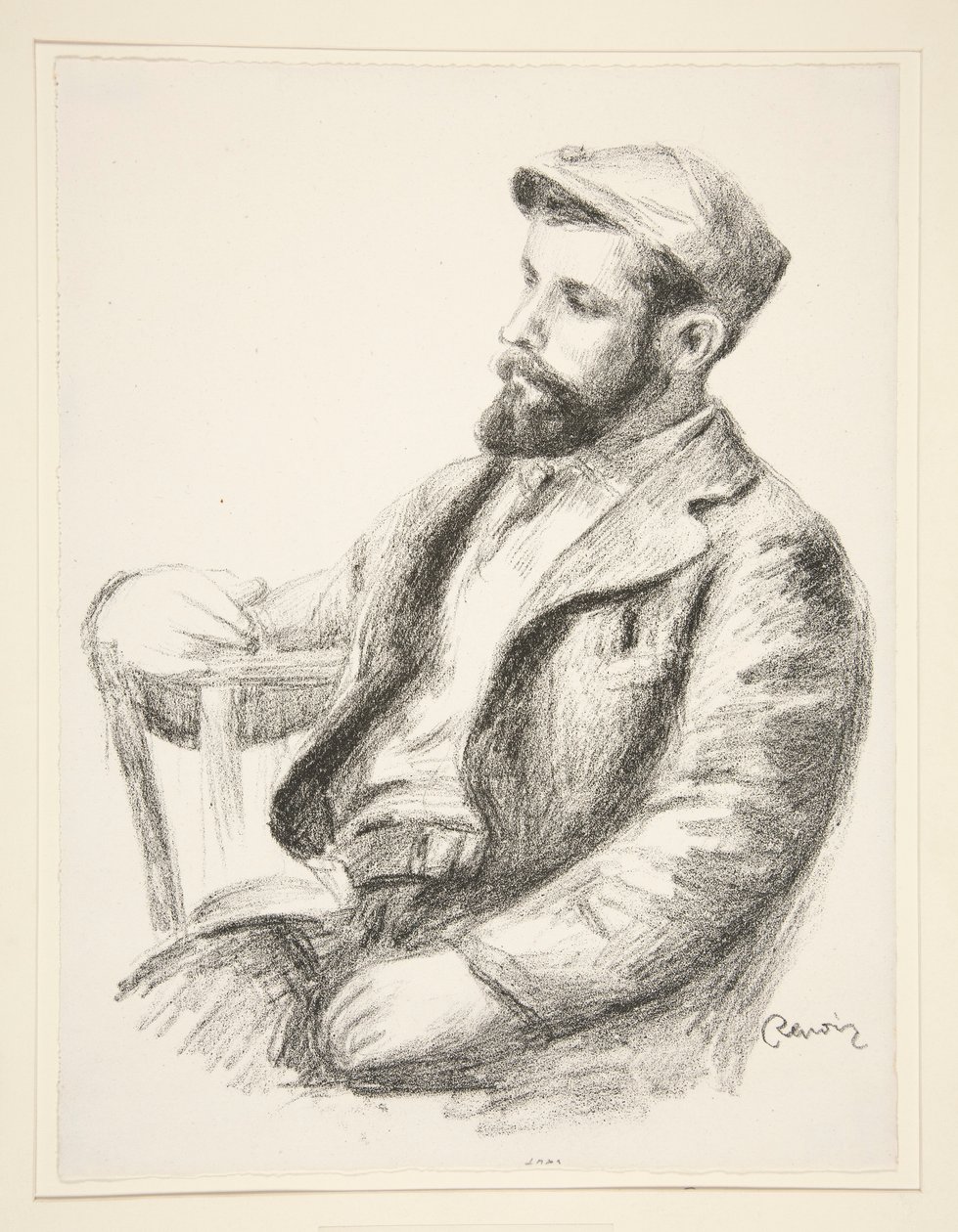 Portrait of Louis Valtat by Pierre Auguste Renoir