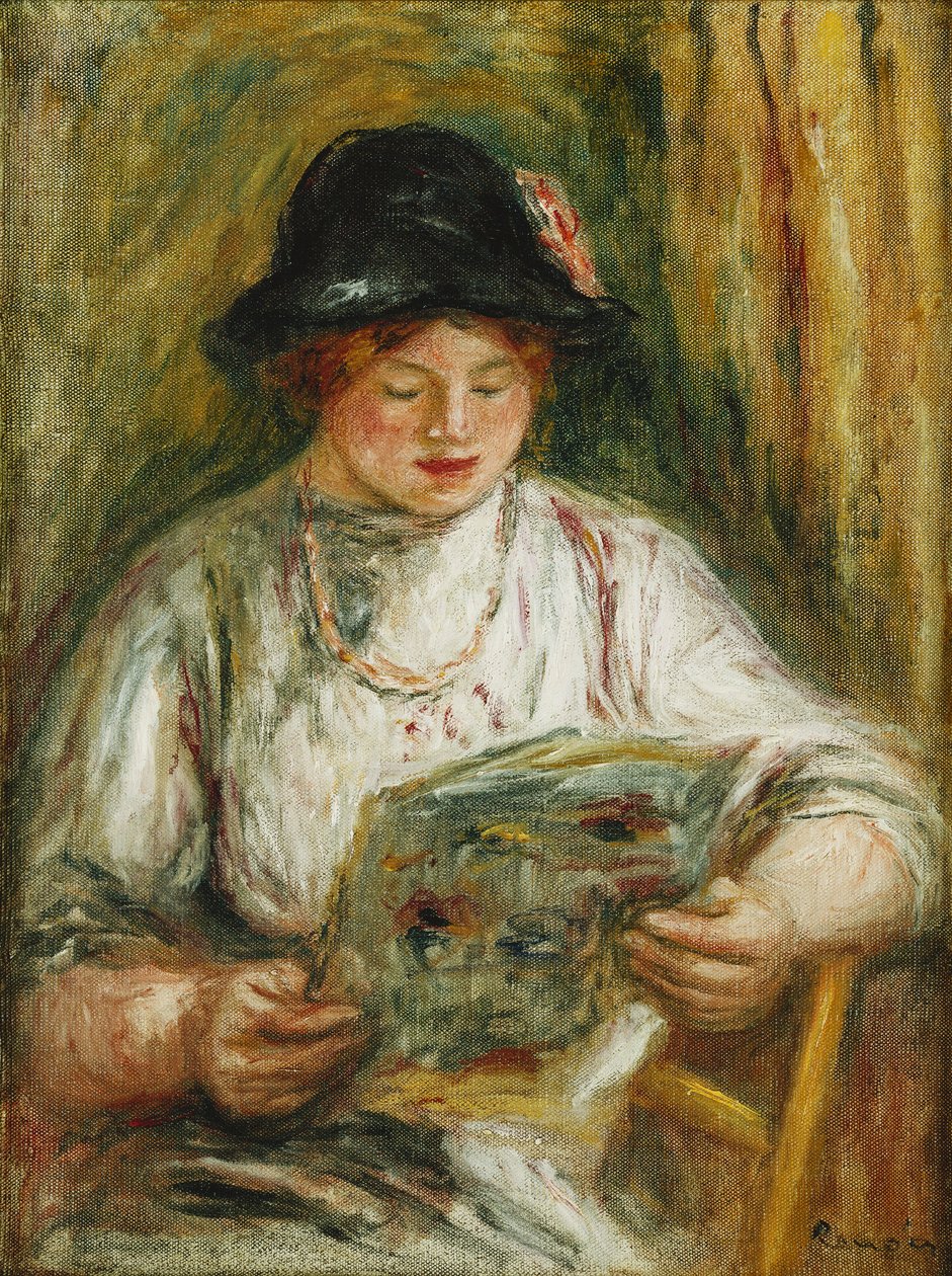 Woman Reading by Pierre Auguste Renoir