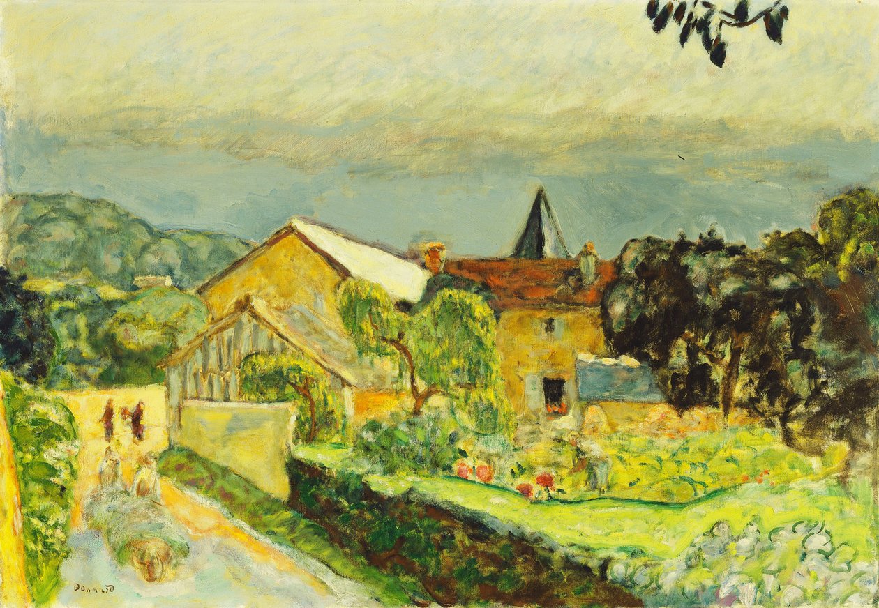 Afternoon Landscape in August by Pierre Bonnard