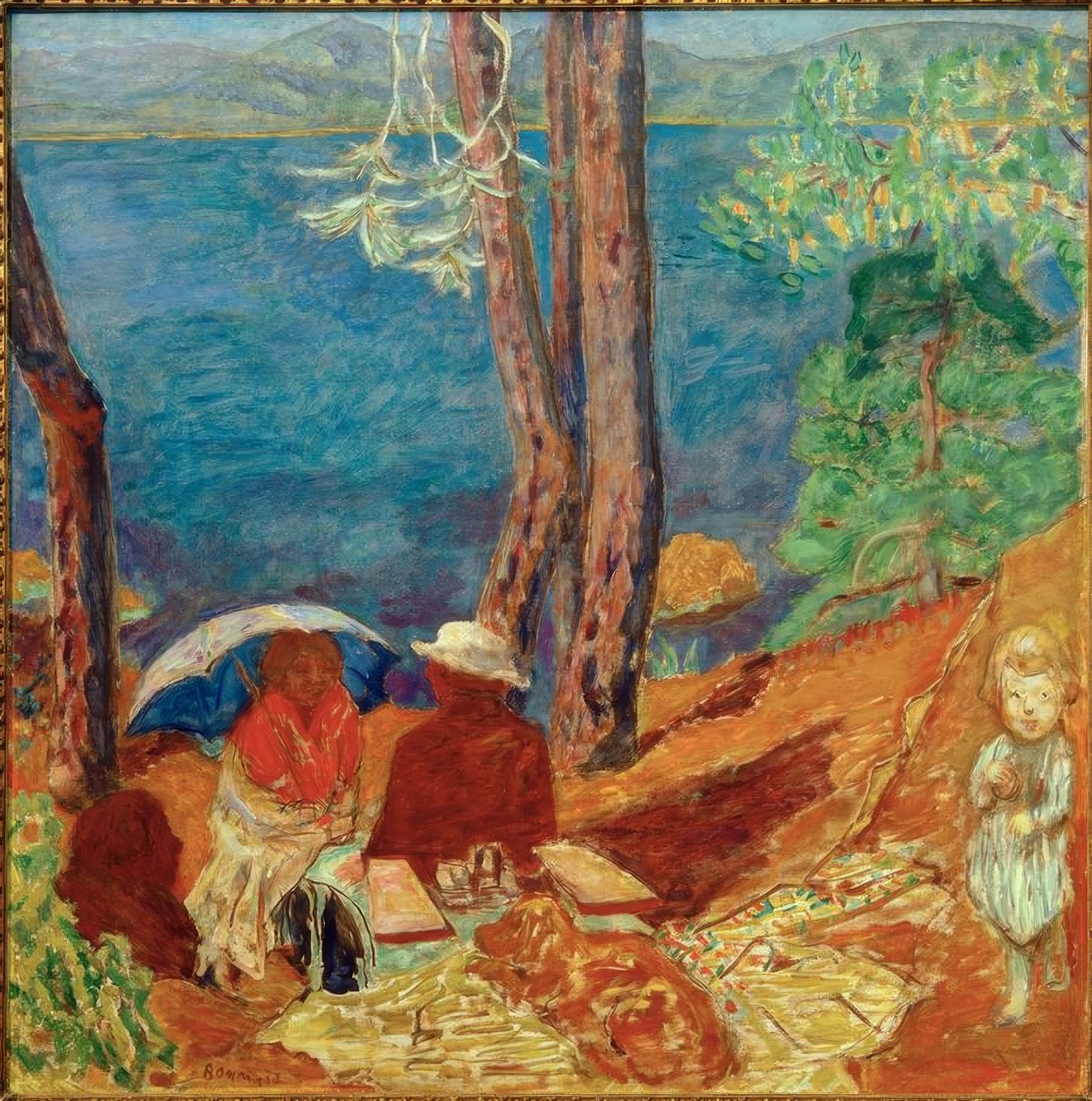 Seaside, Under the Pines by Pierre Bonnard