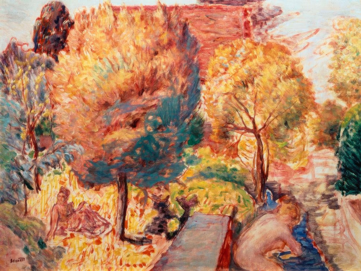 Landscape with Bathers by Pierre Bonnard