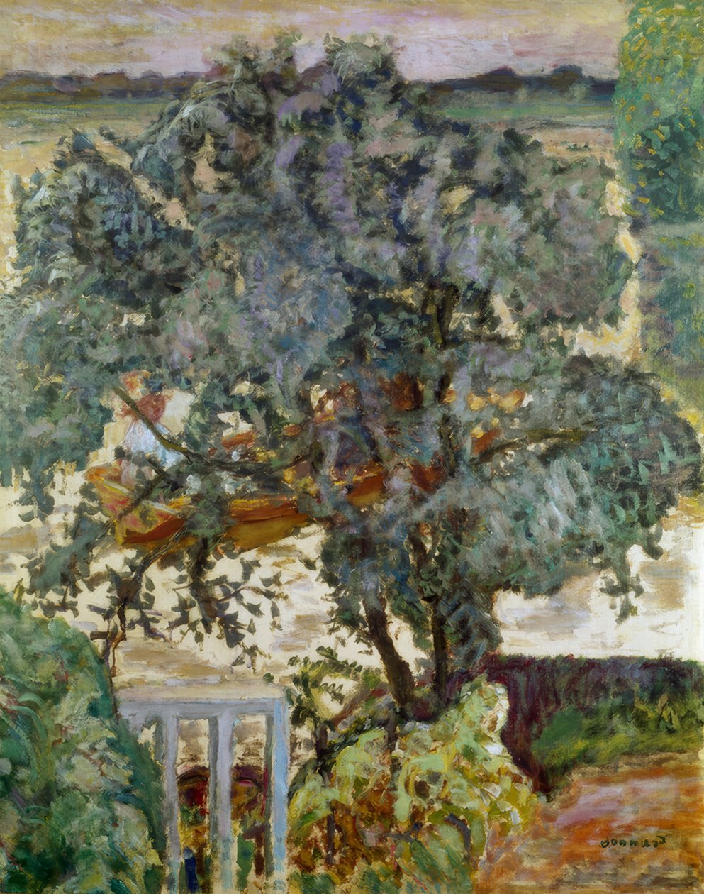 The Tree Near the River by Pierre Bonnard