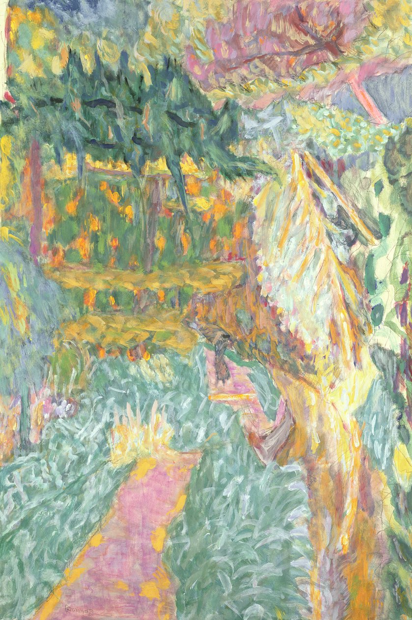 The Garden at Le Cannet by Pierre Bonnard