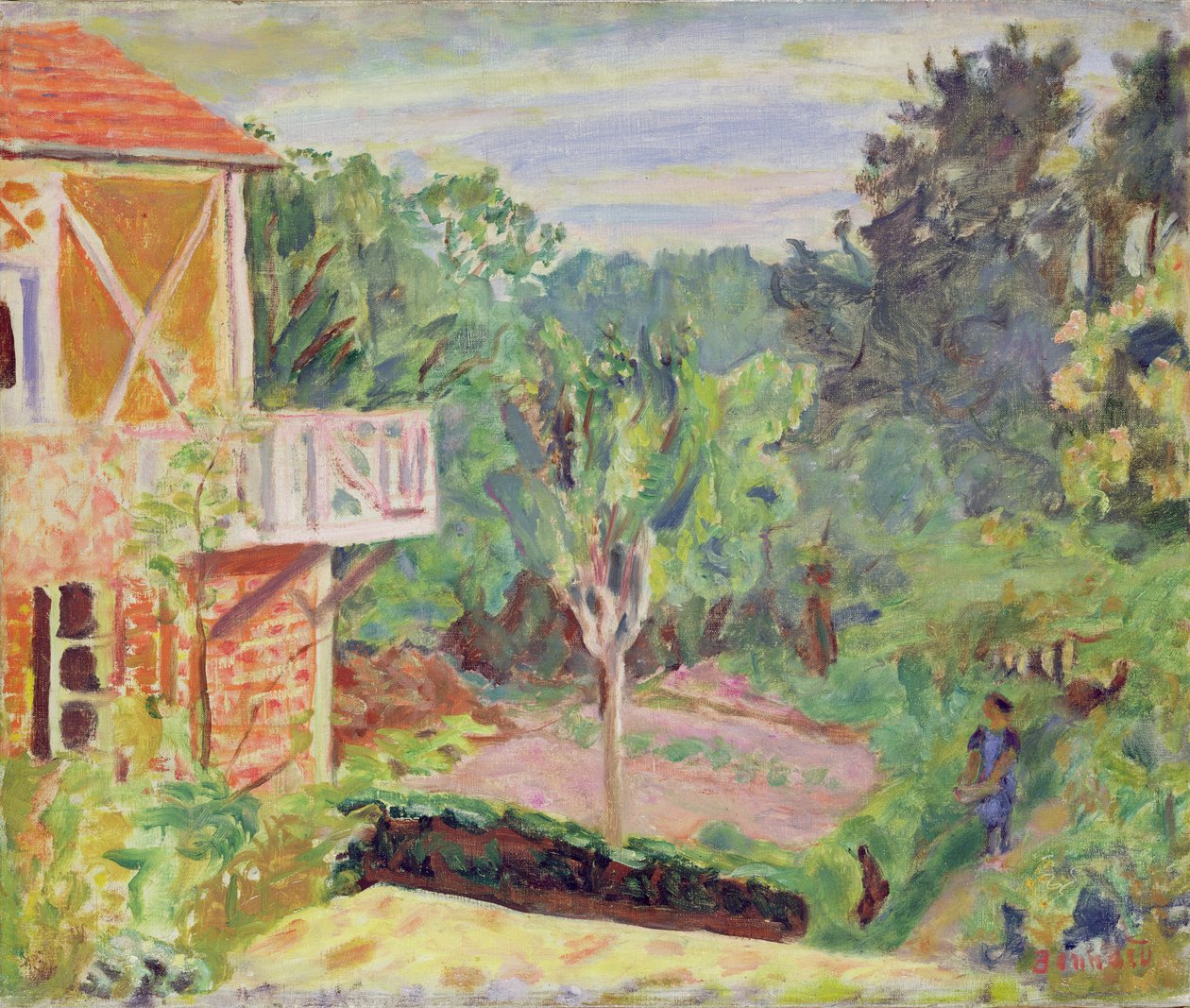 Sunlight at Vernon, c.1920 by Pierre Bonnard