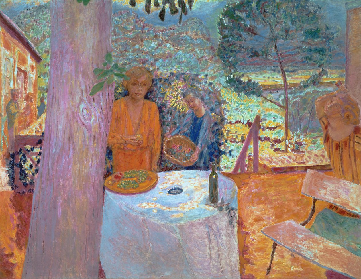 Terrace at Vernon by Pierre Bonnard