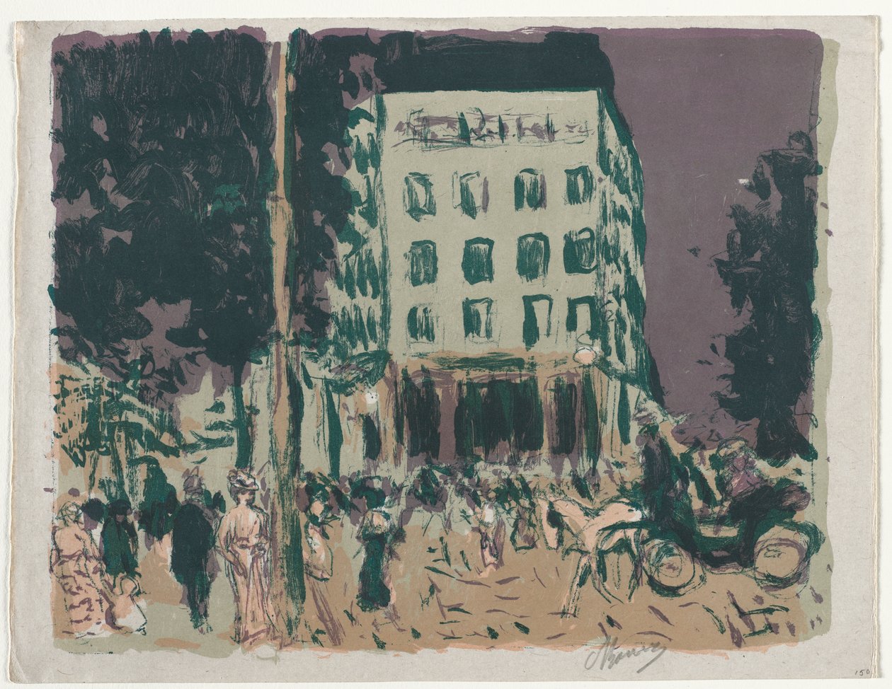 The Boulevards by Pierre Bonnard