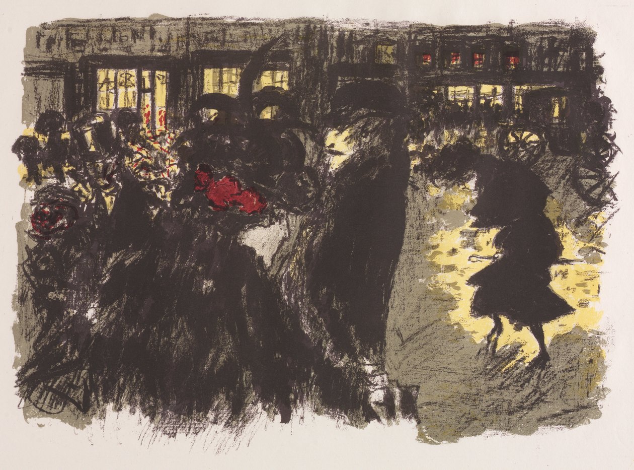 The Square at Evening by Pierre Bonnard
