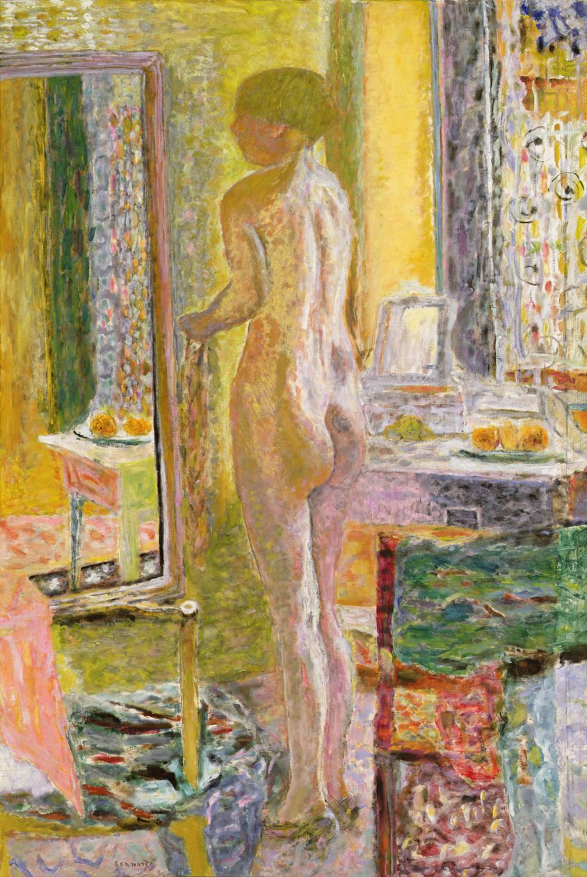 Nude Before a Mirror by Pierre Bonnaud