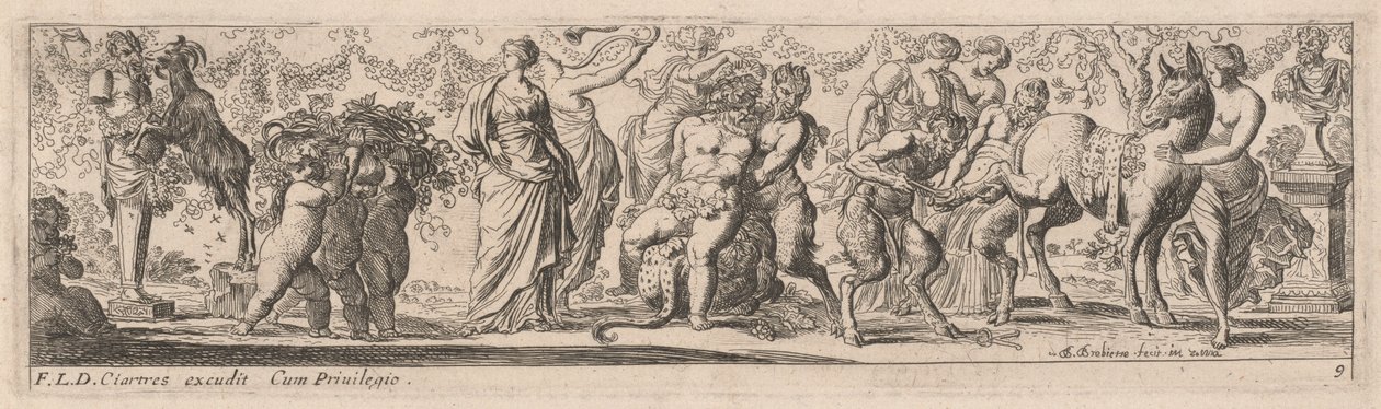 Drunken Silenus by Pierre Brebiette