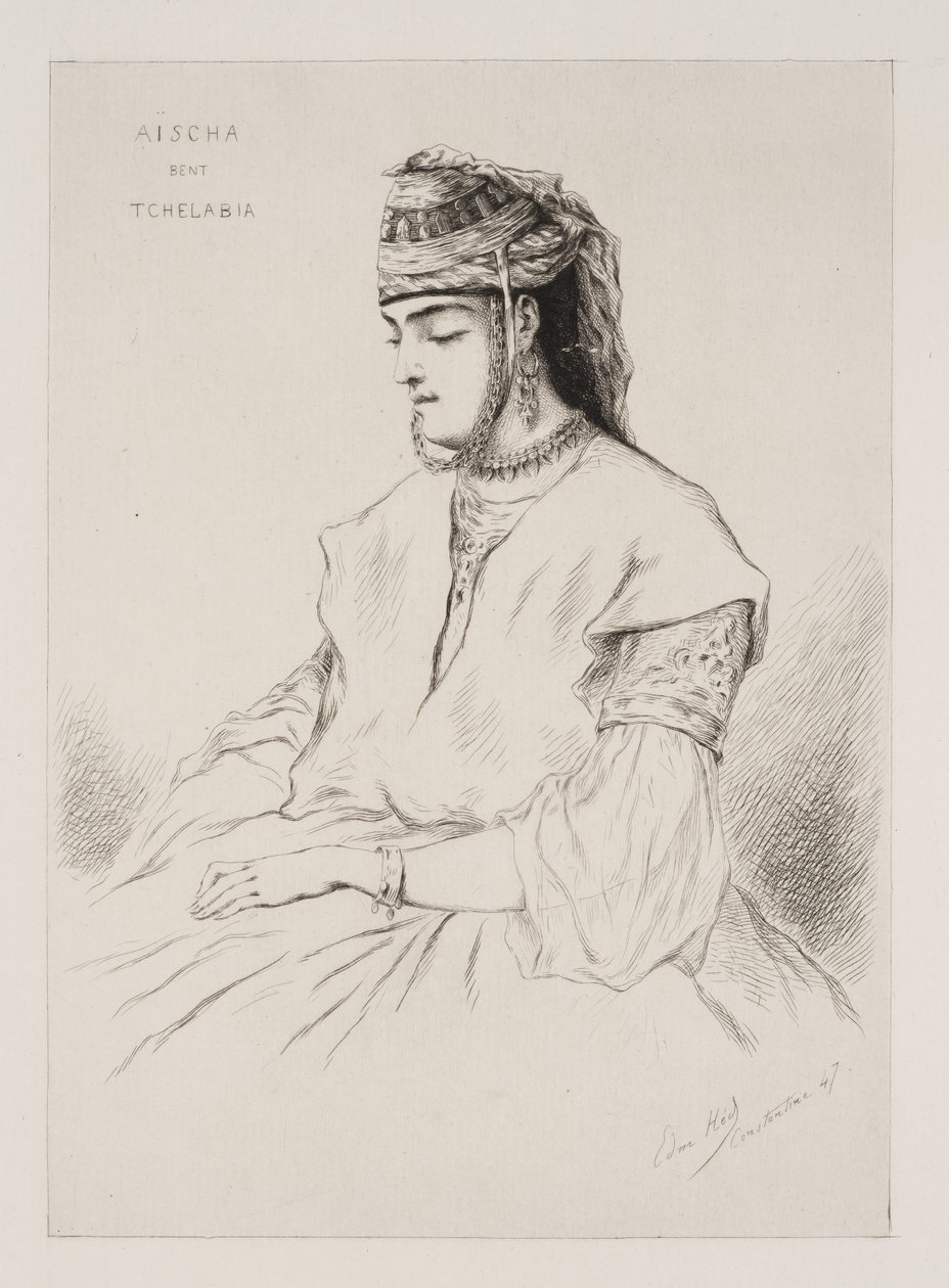 Aischa Bent Tchelabia by Pierre Edmond Alexandre Hedouin