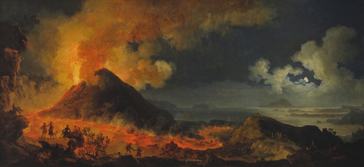 The Eruption of Vesuvius by Pierre Jacques Volaire