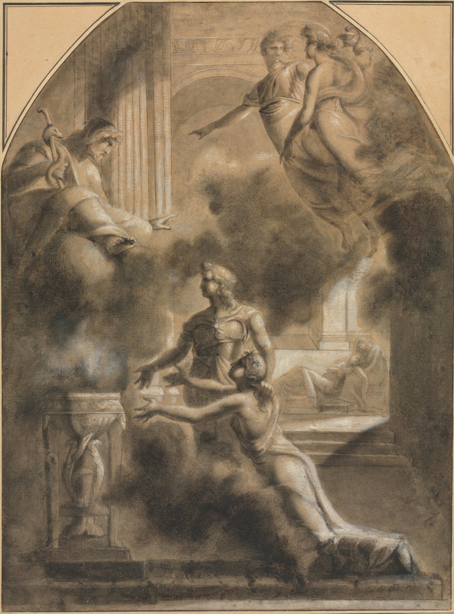 Mythological Scene by Pierre Paul Prud