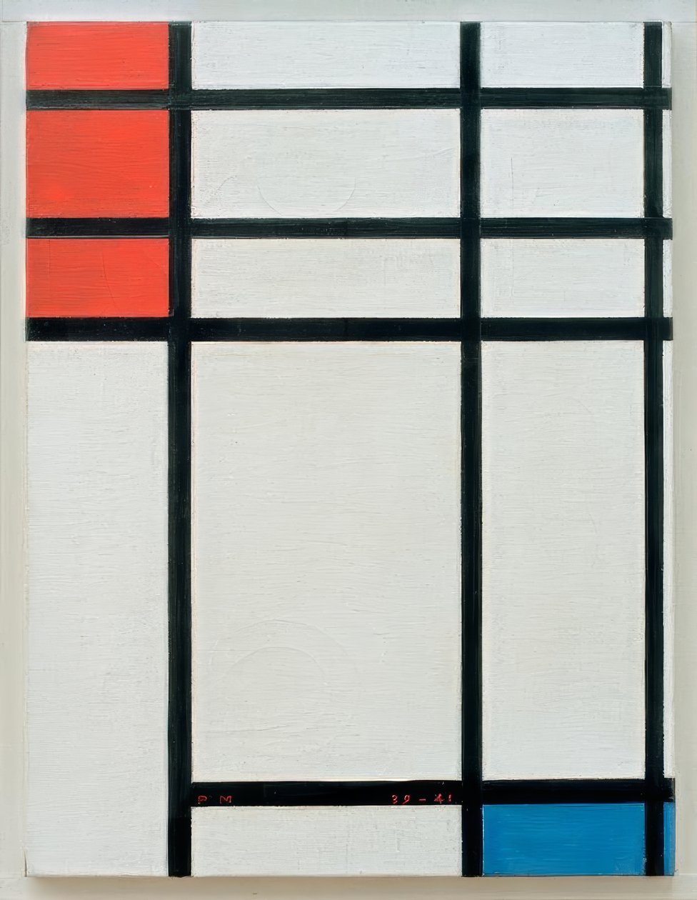 Composition in Red, Blue and White by Piet Mondrian