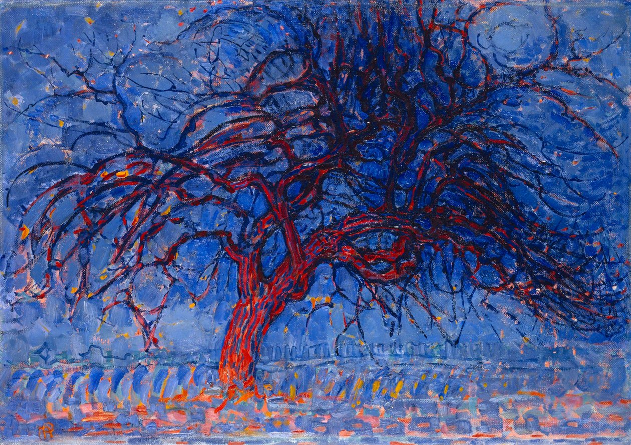 Red Tree by Piet Mondrian